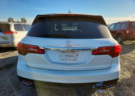 2014 Acura Mdx Technology z USA, uszkodzony, nr VIN 5FRYD3H4XEB007738